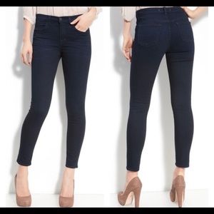 J Brand 910 Darkwash Skinny Jeans